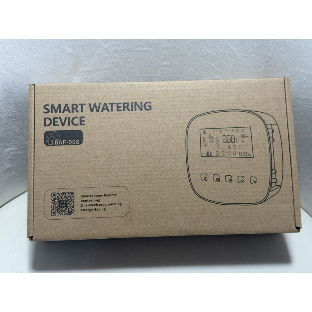 BAF-908 Smart WiFi Dual Pump Watering Device Solar App Control New